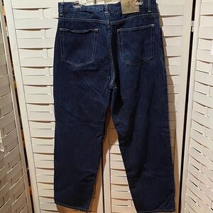 Vintage Calvin Klein Men's Dark Blue Jeans Size 38 x 32